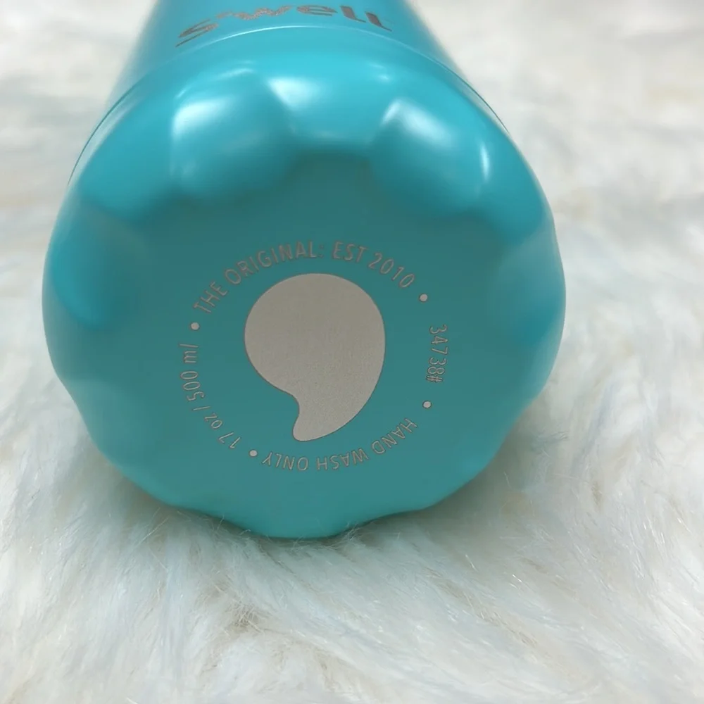 New With Tags Swell 17oz Turquoise Blue Water Bottle - Picture 5 of 6